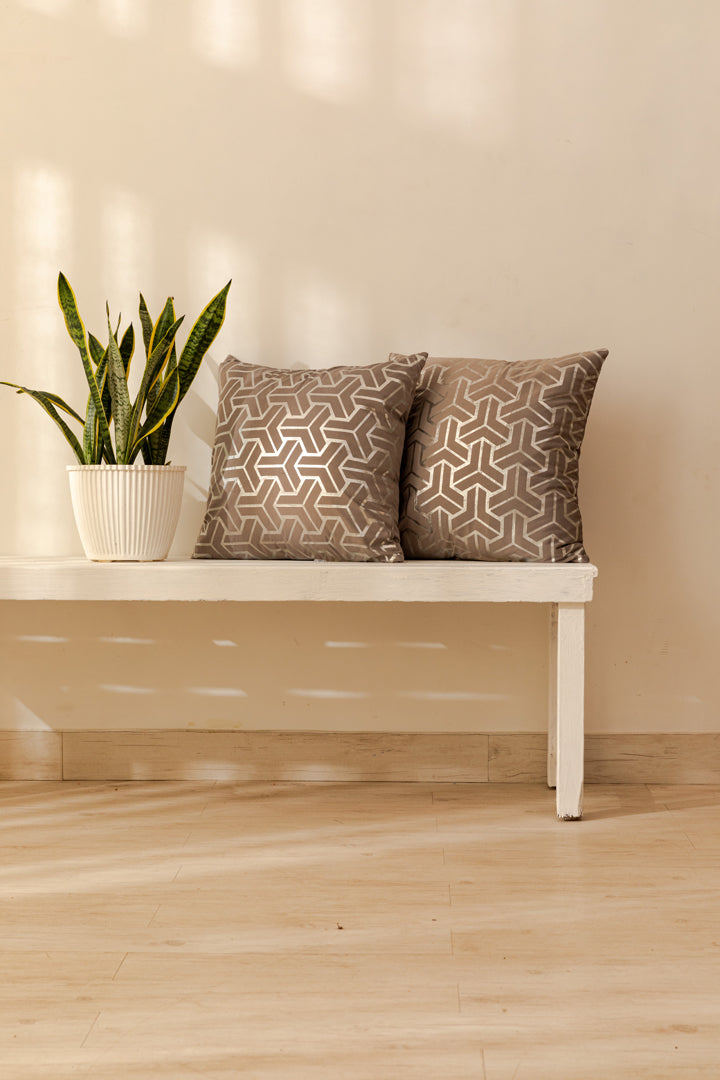 Muse Foil print Cushion