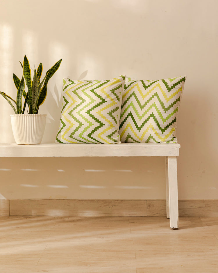 Vibe Cushion Coordinated With Bed Runners