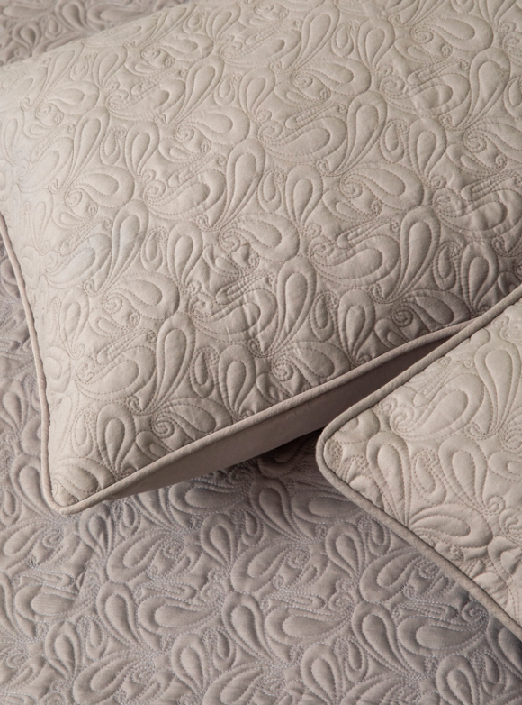 Paisley Cushion Cordinated With Coverlets