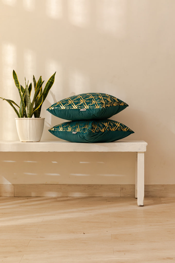 Chime Foil Print Cushion