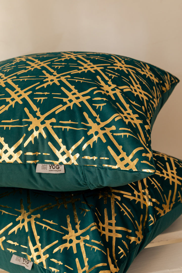 Chime Foil Print Cushion