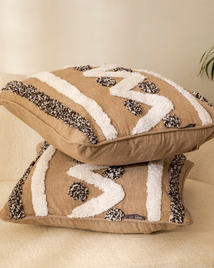 Cotton Tufted Prana Cushion